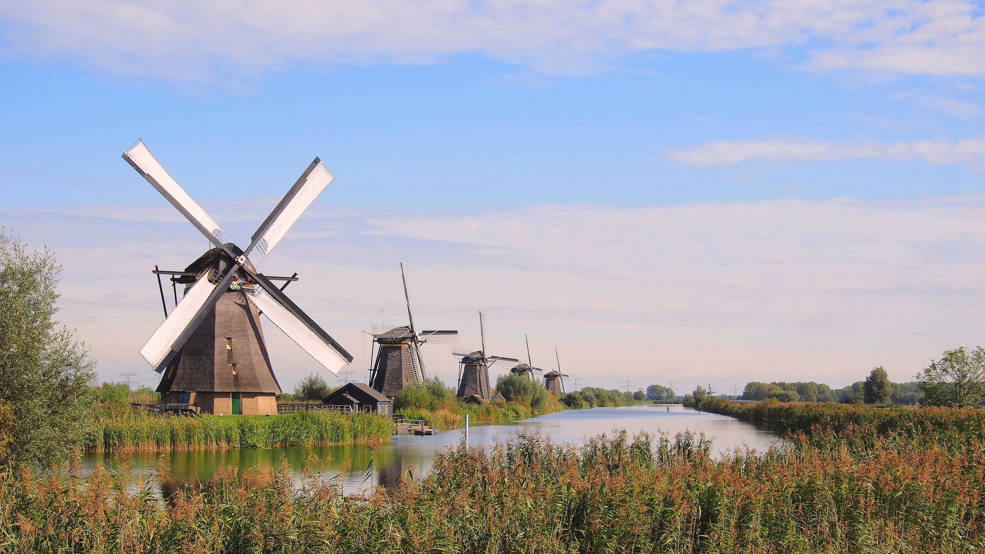Windmolens op Kinderdijk